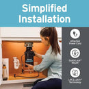 InSinkErator ES30 W/C 1/3 HP Motor Continuous Feed Kitchen Garbage Disposal with Power Cord by CozyNest Decor