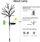Solar Garden Lights Garden Decor, Solar Flowers Outdoor Decorative,2Pack 40LED Fairy Lights Outdoor Garden Waterproof for Outside Yard,Lawn,Patio,Pathway Decorations Gardening Gifts
