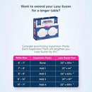 Expansion Pack - White - 2 Straight Tracks and 2 Trays. Does not Work Without the Lazy Susan Revolution Full Set (Sold Separately). by CozyNest Decor