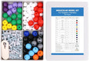 Swpeet 240 Pcs Organic Chemistry Molecular Model Student and Teacher Kit, Chemistry Molecular Model Student and Teacher Set - 86 Atoms & 153 Bonds & 1 Short Link Remover Tool by TinyTreasures Baby Boutique