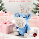 Crochet Animal Kit – 10in Adorable MOOSE, Amigurumi Crochet Kit For Intermediate Advanced level, Kids Knitting Kit with Detailed Videos Tutorials, Yarn, Crochet Hook, Best Gift For Crochet Lovers by TinyTreasures Baby Boutique