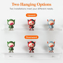 Lifewit Floating Shelves for Wall, 6 Pack 15" Clear Acrylic Shelf Room Decor for Book/Figures/Photo/Makeup in Bathroom, Book Shelf, Living Room, Bedroom, Kitchen Storage and Organization by TinyTreasures Baby Boutique
