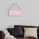 Pink Room Decor Spiritual Decoration Meditation Room Decoration Inspirational Spa Positive Affirmations Wall Decor Wood Plaque Sign Hanging Door Sign Home Office Yoga Room by CozyNest Decor