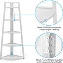 Tall 5 Tier Corner Bookshelf For Living Room