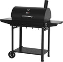 Royal Gourmet CC1830T 30-Inch Barrel Charcoal Grill with Warming Rack & Front Storage Basket, Outdoor BBQ Grill with 627 sq. in. Grilling Area for Backyard Barbecue Cooking Party, Black by GreenHaven Gardens