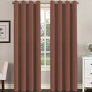 H.VERSAILTEX Room Darkening Curtains for Living Room Light Reducing Thermal Insulated Window Treatment Panels/Drapes Grommet Top 2 Panels (Washed Spice - 52 x 84 Inches) by CozyNest Decor