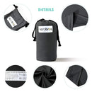 Acrabros Baby Wrap Carrier,Hands Free Baby Carrier Sling,Lightweight,Breathable,Softness,Perfect for Newborn Infants and Babies Shower Gift,Black by TinyTreasures Baby Boutique