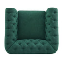 Chesterfield Style Swivel Club Chair With Button Tufted by HouseOfZazla