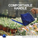 WhaleLife Indoor Watering Can for House Bonsai Plants (1.4L, Blue) by GreenHaven Gardens