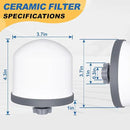 2Pack Replacement Ceramic Dome Water Filter 0.2 to 0.5 micron for Countertop Portable Water Purification System by CozyNest Decor