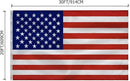 American Flag 20x30 Outside, US Flags for Outdoor Indoor, Heavy Duty Durable, Deluxe Embroidered Stars, Brass Grommets, Sewn Stripes, Vivid Color, Fade Resistant and waterproof by GreenHaven Gardens