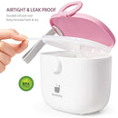 Termichy Baby Formula Dispenser, Portable Milk Powder Dispenser Container with Carry Handle and Scoop for Travel Outdoor Activities with Baby Infant, 8.8OZ, 0.55LB, 250g,500ml (Baby Pink) by TinyTreasures Baby Boutique