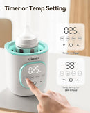 LAREX Bottle Warmer, Fast Baby Bottle Warmer for Breastmilk and Formula, with Timer and Accurate Temp Control, 8-in-1 Baby Milk Warmer BPA Free with Digital Display, Bottle Warmers for All Bottles by TinyTreasures Baby Boutique