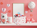 HIYAGON Rectangular Valentines Gift Basket - Pink Love Room Decor by TinyTreasures Baby Boutique