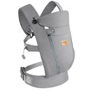 New Upgrade Ergonomic Baby Carrier Newborn Toddler Wrap Carrier,Hands Free Baby Sitting Sling,Breathable,Perfect for Infants/Chest Sling for Babies Shower Gift (Striped Dark Grey, Upgrade-with Belt) by TinyTreasures Baby Boutique