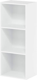 Furinno Luder Bookcase / Book / Storage , 3-Tier, White by TinyTreasures Baby Boutique