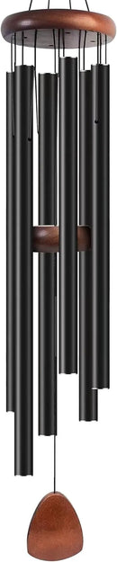 Wind Chime for Outside Deep Tone, 45 inch Large Wind Chimes, 6 Heavy Duty Tubes Aluminium Metal Extra Large Wind Chimes, Decoration for Garden, Patio, Yard, Gift for Mother's Day by CozyNest Decor
