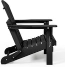 Westin Outdoors Laguna WO Home Furniture Adirondack Chair 2 PCS Set Outdoor Folding Patio Chair for Bon Fire Pit Garden Lawn Backyard Lounging Relaxing (Black) by GreenHaven Gardens