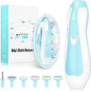 Baby Nail Trimmer Electric,Baby Nail Clippers, 6 in 1 Baby Nail File,Nail File Baby Grooming Kit Manicure Set for Toddler or Adults by TinyTreasures Baby Boutique