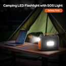 100W Portable Power Station with Foldable Solar Panel, 110V Power Bank with AC Outlet, Rechargeable Battery Generator Power supply for Outdoor, Camping, RV, Travel, Emergency Backup by TinyTreasures Baby Boutique