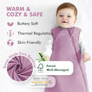 HAPIU Unisex Rayon Made from Bamboo Baby Sleep Sack TOG 1.0, 2-Way Zipper YKK, Wearable Blanket Baby by TinyTreasures Baby Boutique
