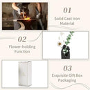 Sziqiqi 6th Anniversary Wedding Gift: Iron Gifts for 6th Anniversary for Couple - Romantic Couple Statue Metal Love Sculpture Black Abstract Figurines for Home Decor Women Her Wife Girlfriend Him Men by CozyNest Decor