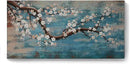 Huge Wall Art for Living Room 100% Hand-Painted Flower Oil Painting On Canvas Gallery Wrapped Floral Plum Blossom Artwork for Bedroom Office Decor One Panel 60x30inch Extra Large by CozyNest Decor