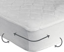 Sealy Baby Stain Protection Fitted Waterproof Infant Crib Mattress Protector Pad and Toddler Bed Cover, Durable and Comfortable Topper, Machine Washable and Dryer Friendly, 52” x 28”- White by TinyTreasures Baby Boutique