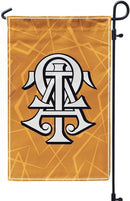 Alpha Tau Omega Licensed Flag Garden 12x19 inches Flag Banner Yard Decor Outdoor Decoration (Alpha Tau Omega