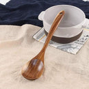 5 Pcs Best Wooden Spoons for Cooking Kitchen Utensils Set Acacia Wood Cooking Spatula Turner Non Toxic Utensil Slotted Serving Spoon Flat Spatulas Set Wooden Utensis Mixing Cooking Spoon Kitchen Tools by CozyNest Decor