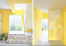 Dimoon 78.7''x17.7'' Yellow Peel and Stick Wallpaper Contact Paper Modern Self Adhesive Wall Paper Removable Renter Friendly Textured Solid Color Shelf Cabinet Vinyl Roll (78.7''x17.7'',Yellow) by GreenHaven Gardens