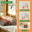 Ankou Airtight Formula Container-1000ml/400g Formula Dispenser with Lids, BPA-Free Food Storage Containers, One Button Handy Milk Powder Dispenser with Scoop and Scraper, Dark Brown by TinyTreasures Baby Boutique