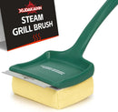 19" Large Bristle-Free Steam Cleaning Grill Brush,Replaceable BBQ Cleaning Head,Safe Grill Accessories for Cast Iron Grates/Porcelain/Weber Gas/Charcoal Grill - Gifts for Men Dad Husband by GreenHaven Gardens
