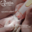 Baby Nail Trimmer Electric | Safe + Easy Baby Nail Trimmer, Baby Nail Clippers + Nail Filer Buffer, Trim Polish Grooming kits for Newborn Toddler or Adults’ Nails, 7 Grinding Heads and LED Light by TinyTreasures Baby Boutique