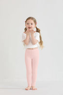 Resinta 4 Packs Toddler and Baby Girls Cotton Leggings Full Length Pants Stretchy Soft Tights Pants for Kids by TinyTreasures Baby Boutique