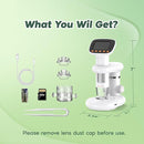 Kids Microscope for Ages 8-12, Handheld Digital Microscope D-MS1 with 2" IPS Screen - Take Pictures & Videos - Download to PC & Mac - 1000X Pocket Microscope, Used Birthday for Kids by TinyTreasures Baby Boutique
