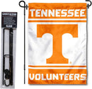 College Flags & Banners Co. Tennessee Volunteers Garden Flag with Stand Holder by GreenHaven Gardens