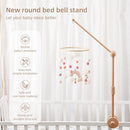 Baby Crib Mobile Arm - Wooden Baby Mobile Crib Holder 31 inch for Mobile Hanging Baby Crib Attachment for Nursery Decor by TinyTreasures Baby Boutique