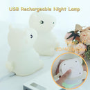 Night Light for Kids, Cute Night Lamp Bedroom Cow Nightlight for Baby Girl Boy Teem, Battery Powered Silicone Animal Night Lamp Christmas Birthday Gifts by TinyTreasures Baby Boutique
