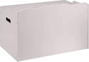 Amazon Basics Kids Toy Box, Wooden Organizer Storage Chest, Gray, 30" x 18" x 19" by CozyNest Decor