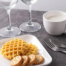DELLING 8in White Rectangular Serving Plates-Large Serving Platter Set Salad Plates - Big Serving Trays for Parties Meat, Sushi, Dinner Plate Oven Safe Dinnerware Set of 3 by CozyNest Decor