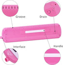 EastRock 32 Key Melodica Instrument Keyboard Soprano Piano Style with Mouthpiece Tube Sets and Carrying Bag for Kids Beginners Adults Gift Pink by TinyTreasures Baby Boutique