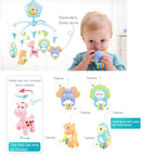 Baby Mobile for Crib with Musicial and Lights, Remote, lamp, Projector for Pack and Play, for Ages 0+ Months (Blue-Forest) by TinyTreasures Baby Boutique