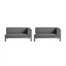 Brava - X Back Corner Bench by HouseOfZazla