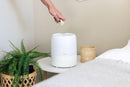 Crane Top Fill Mini Humidifier for Bedroom and Nursery 3-in-1 Essential Oil Diffuser Sleep Light 0.5 Gallon Baby Humidifier by TinyTreasures Baby Boutique