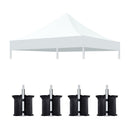 Canopy Replacement Top with 4 Pack W8 Bags (Frame Not Included)
