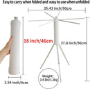 JOOM Clothes Drying Rack Portable Foldable - Drying Rack Clothing Space Saving,Collapsible Drying Rack for Laundry,Travel,Indoor,Outdoor. Folding Clothing Rack Home and Travel (Small Silver) by CozyNest Decor