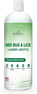 Lice and Bed Bug Laundry Additive - Environmentally Responsible, Odorless, and Stain-Free Liquid Laundry Treatment - Safe for Children and Pets - Any Water Temperature (32 Fl Oz) by CozyNest Decor