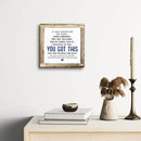 nspirational Wood Sign, Wooden Plaques Table Decor, Office Desk Sign, Farmhouse Home Decorate, Affirmation Signs Decorate Gift, Encouragement Gift, In Case No Nobody Told You Today Signs by CozyNest Decor