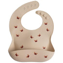 mushie Silicone Baby Bib | Adjustable Fit Waterproof Bibs (Butterflies) by TinyTreasures Baby Boutique